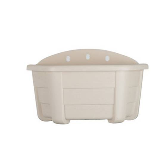IntiMeg - Jardinière de balcon extérieure IntiMeg blanc cassé - Image 1