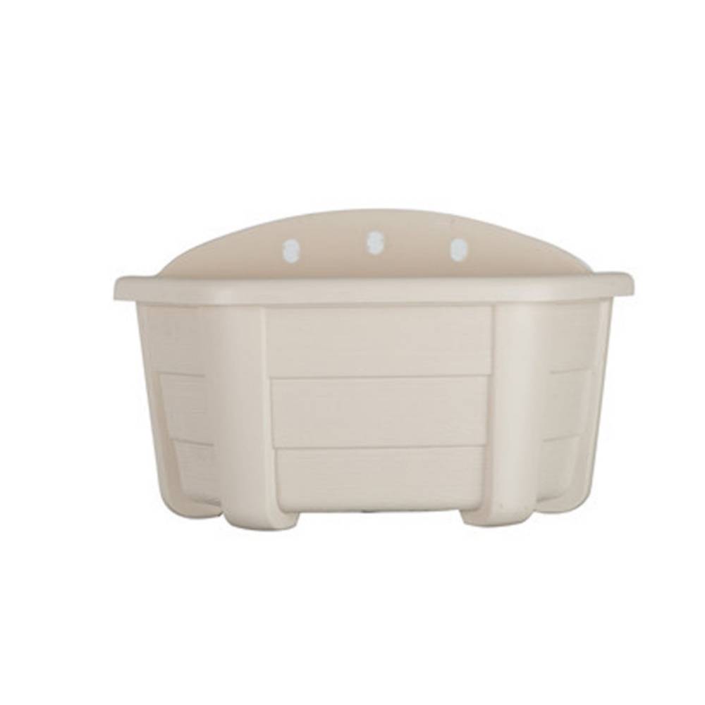 IntiMeg - Jardinière de balcon extérieure IntiMeg blanc cassé - Image 1