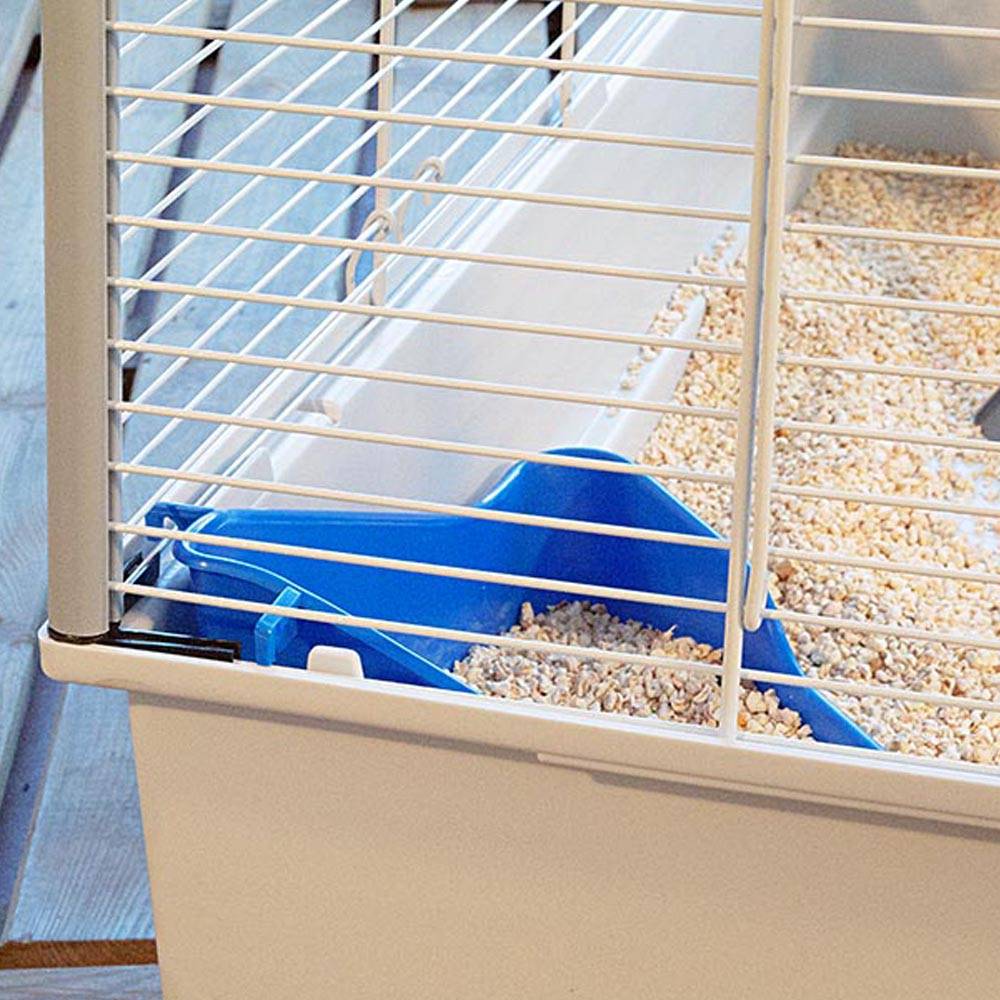 Ferplast - Ferplast Cage pour fûrets FURET TOWER, structure verticale sur plusieurs étages, roues et accessoires inclus, métal vernis gris et plastique, 75 x 80 - Image 7