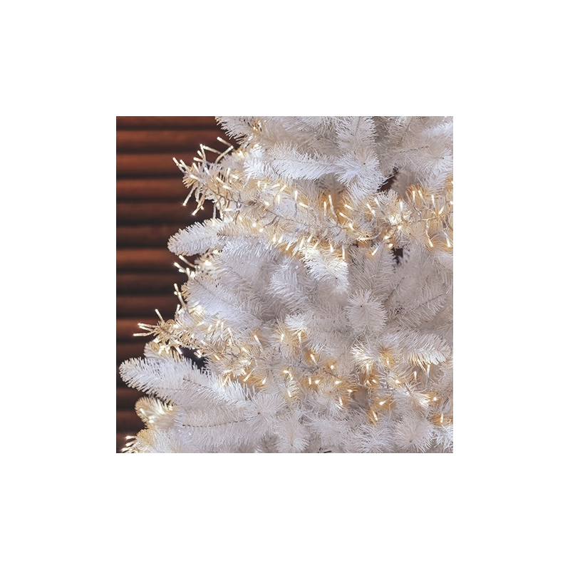 Lotti - Guirlande Boa 12cm 15m 1500 miniLED blanc chaud fixe câble transparent Lotti - Image 10
