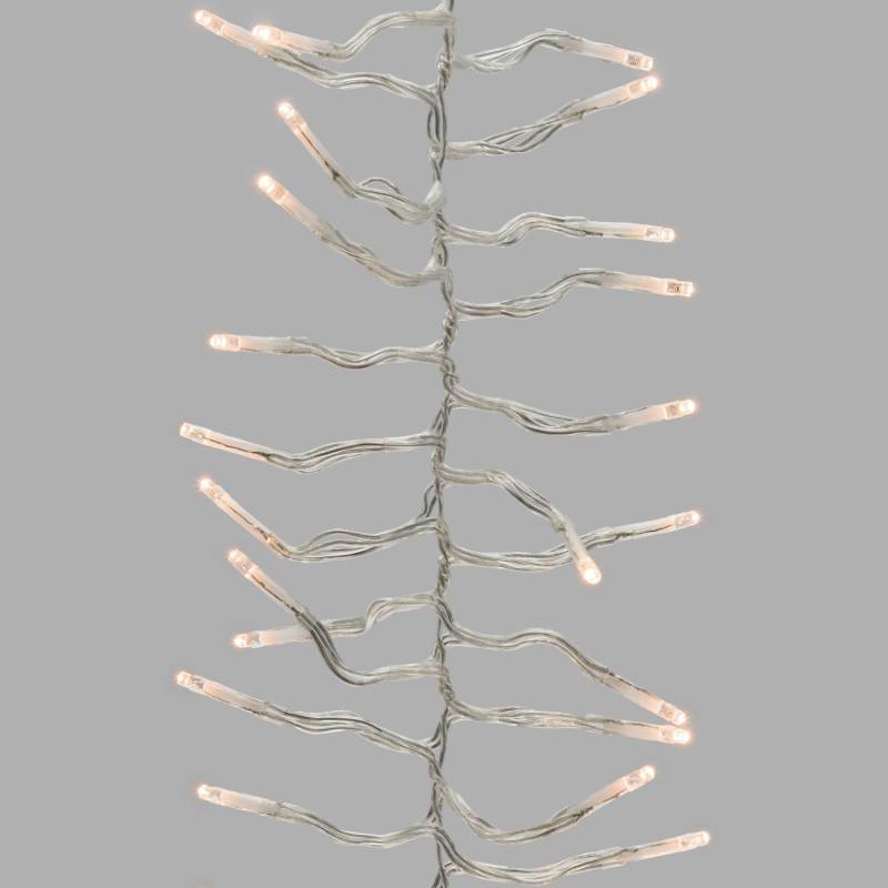 Lotti - Guirlande Boa 12cm 15m 1500 miniLED blanc chaud fixe câble transparent Lotti - Image 5