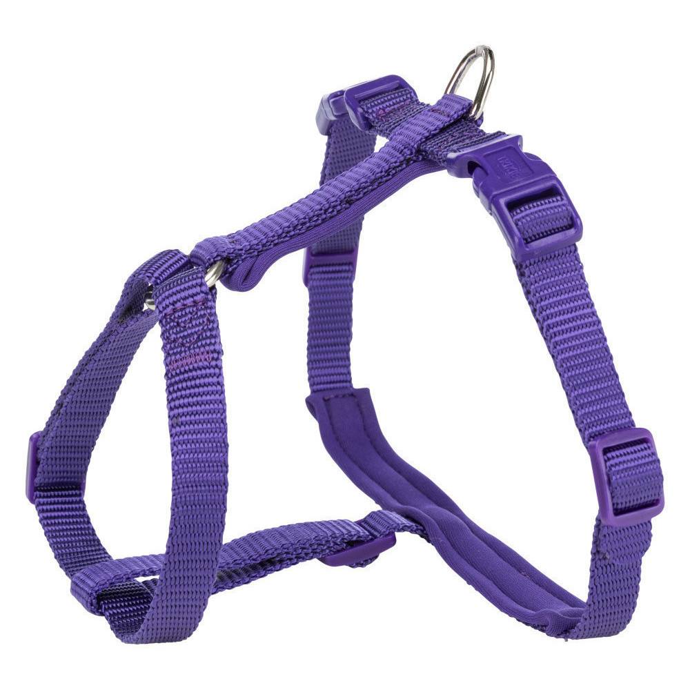 Trixie - Harnais H XL avec laisse Premium, taille 33-57cm/13mm,  violet. pour chats - Image 1