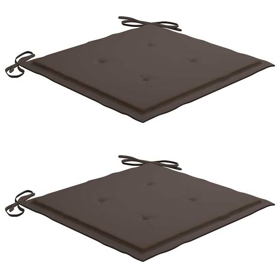 Vidaxl - Ensemble à manger d'extérieur pliable avec coussin 3 pcs-Salons de jardin Teck 553875 - Image 5