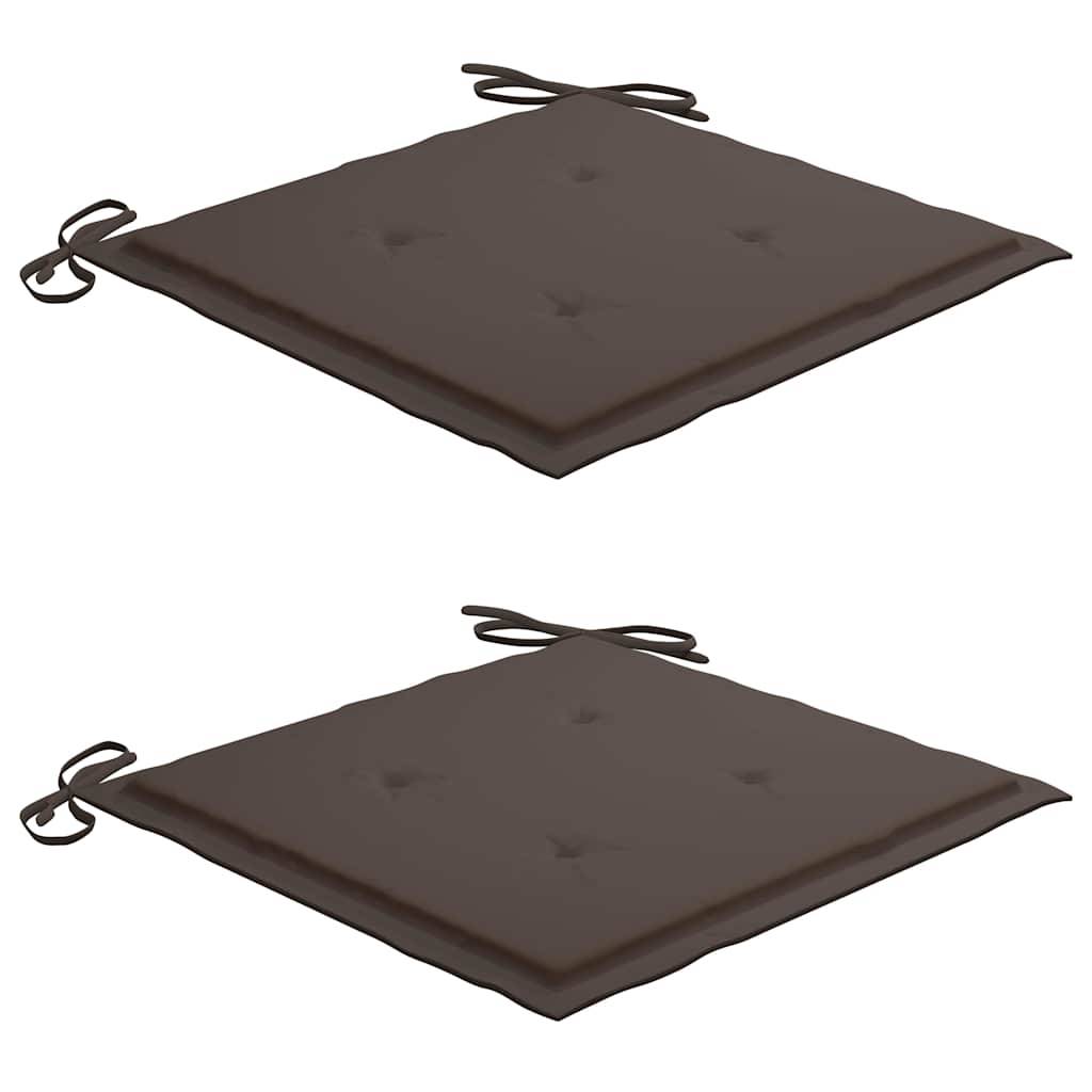 Vidaxl - Ensemble à manger d'extérieur pliable avec coussin 3 pcs-Salons de jardin Teck 553875 - Image 5