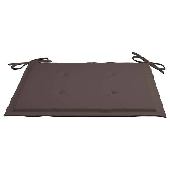 Vidaxl - Ensemble à manger d'extérieur pliable avec coussin 3 pcs-Salons de jardin Teck 553875 - Image 7