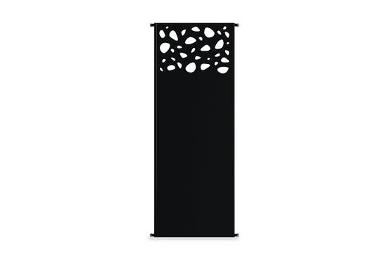 Casanoov Lot de 3 panneaux décoratifs SUNNY Noir H.160 cm motifs sur le haut - Image 5
