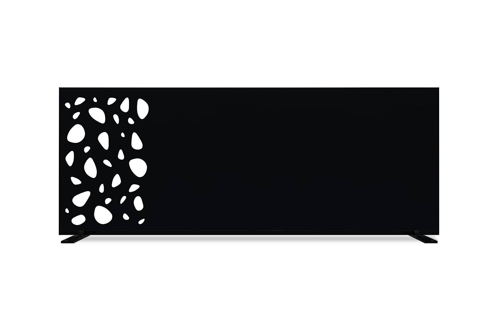 Casanoov Lot de 3 panneaux décoratifs SUNNY Noir H.160 cm motifs sur le haut - Image 8