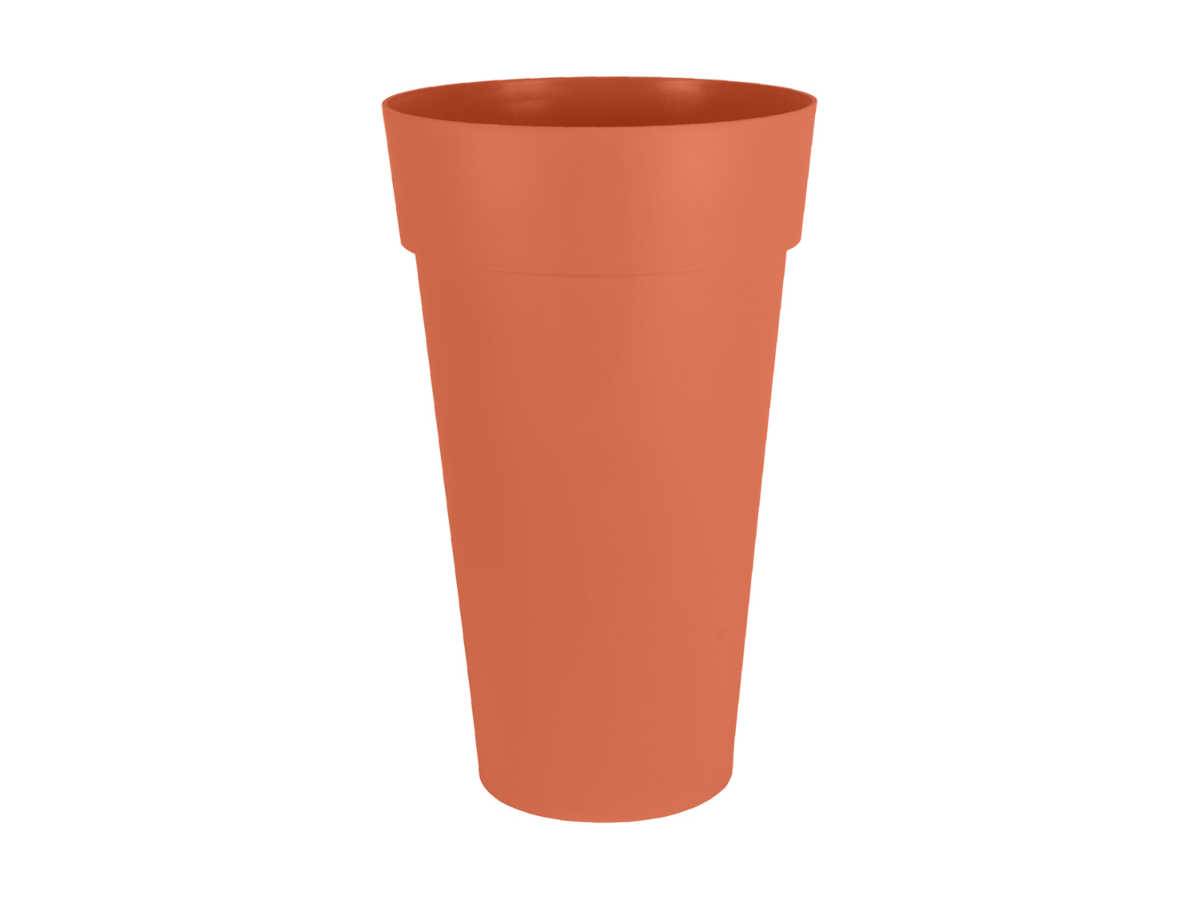 Eda - Pot de fleur rond Toscane Ø 48 x H.80 cm - Orange terre battue - Eda - Image 1