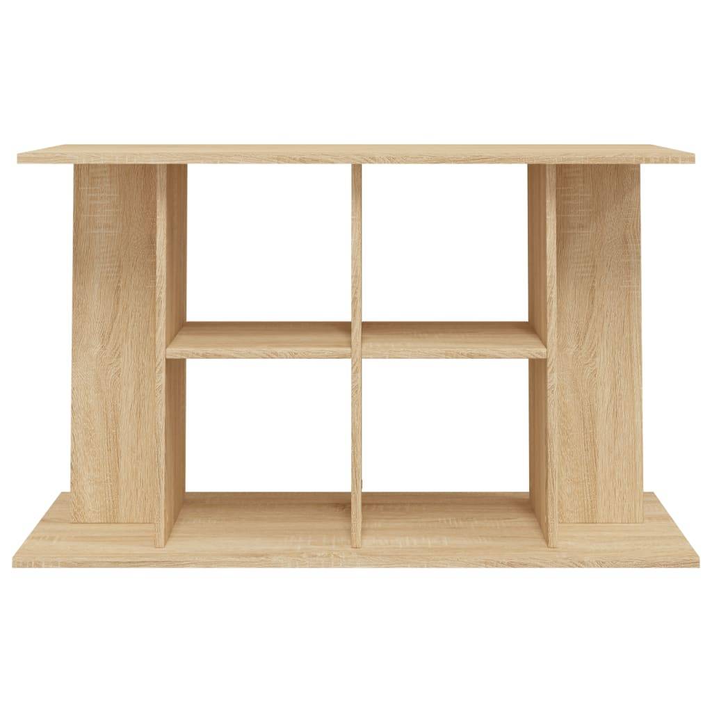 Meuble pour Aquarium Bois d'Ingénierie pour Salon avec Rangement 100x40x60 cm Chêne - ComfortXL Outdoor Living - Image 4