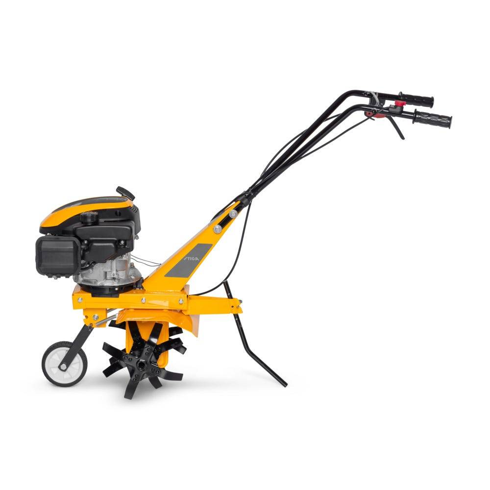 Stiga - Motobineuse thermique SRC 36 V, Moteur 123 cm³ (1,90 kW), Largeur 36 cm avec 4 rotors métalliques et roue avant de transport - STIGA - Image 6