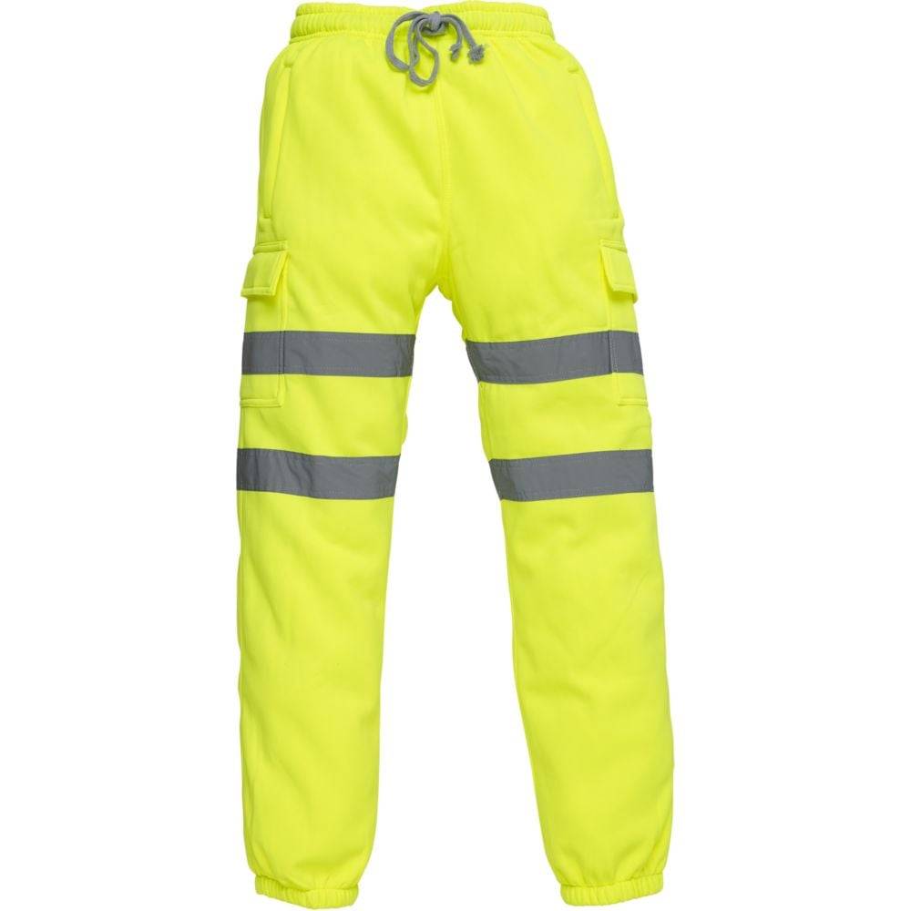Pantalon de jogging haute visibilité Yoko CARGO Jaune Fluo XL