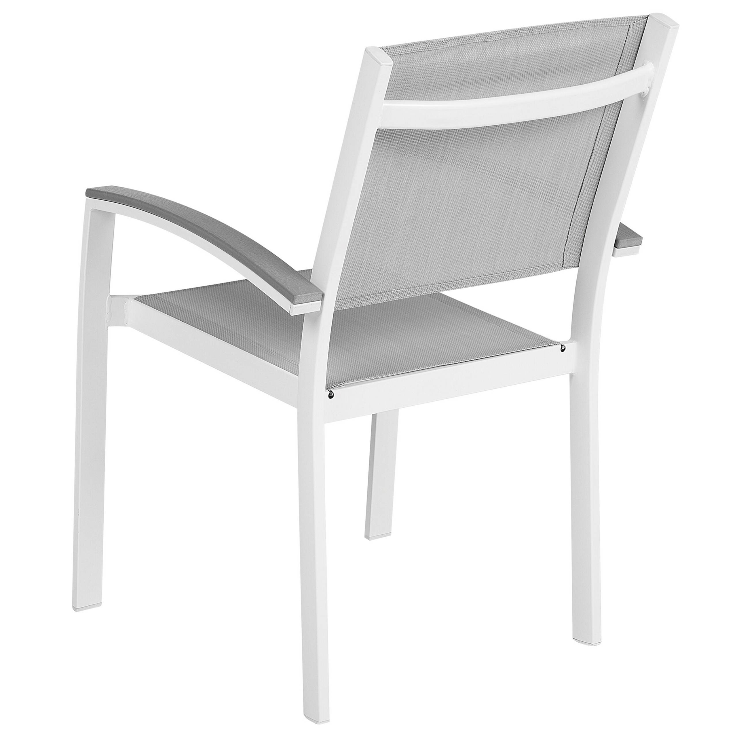 Chaise de jardin Aluminium Gris PERETA - Beliani - Image 5