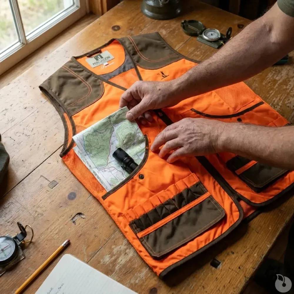 Gilet Percussion Savane haute visibilité orange ventilé Percussion Taille 2XL - Image 7