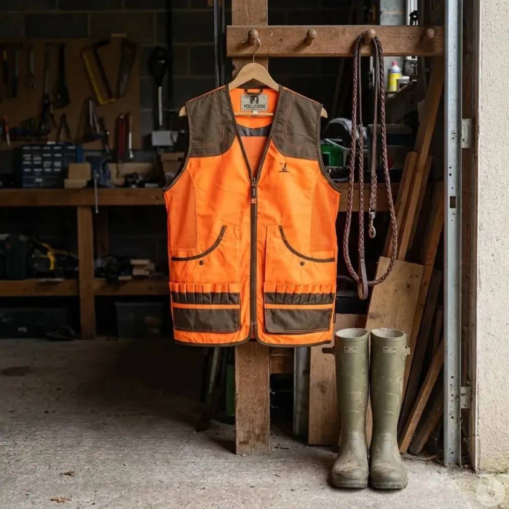 Gilet Percussion Savane haute visibilité orange ventilé Percussion Taille 2XL - Image 5