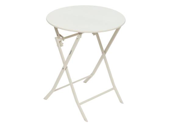 Hesperide - Salon de jardin rond en métal Greensboro Ø 60 cm Argile avec 2 chaises - Hespéride - Image 3