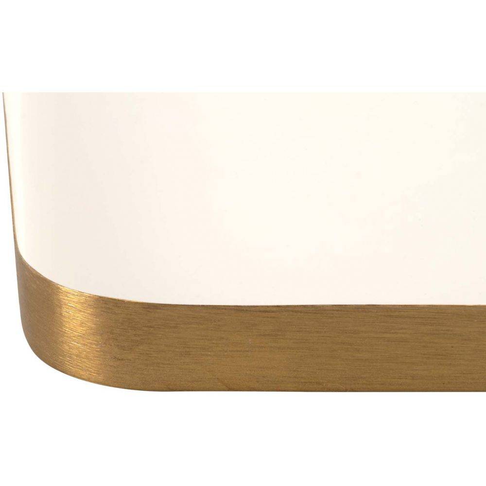 Pt Living - Plateau en métal Festive 41 x 16 cm Blanc - Image 3