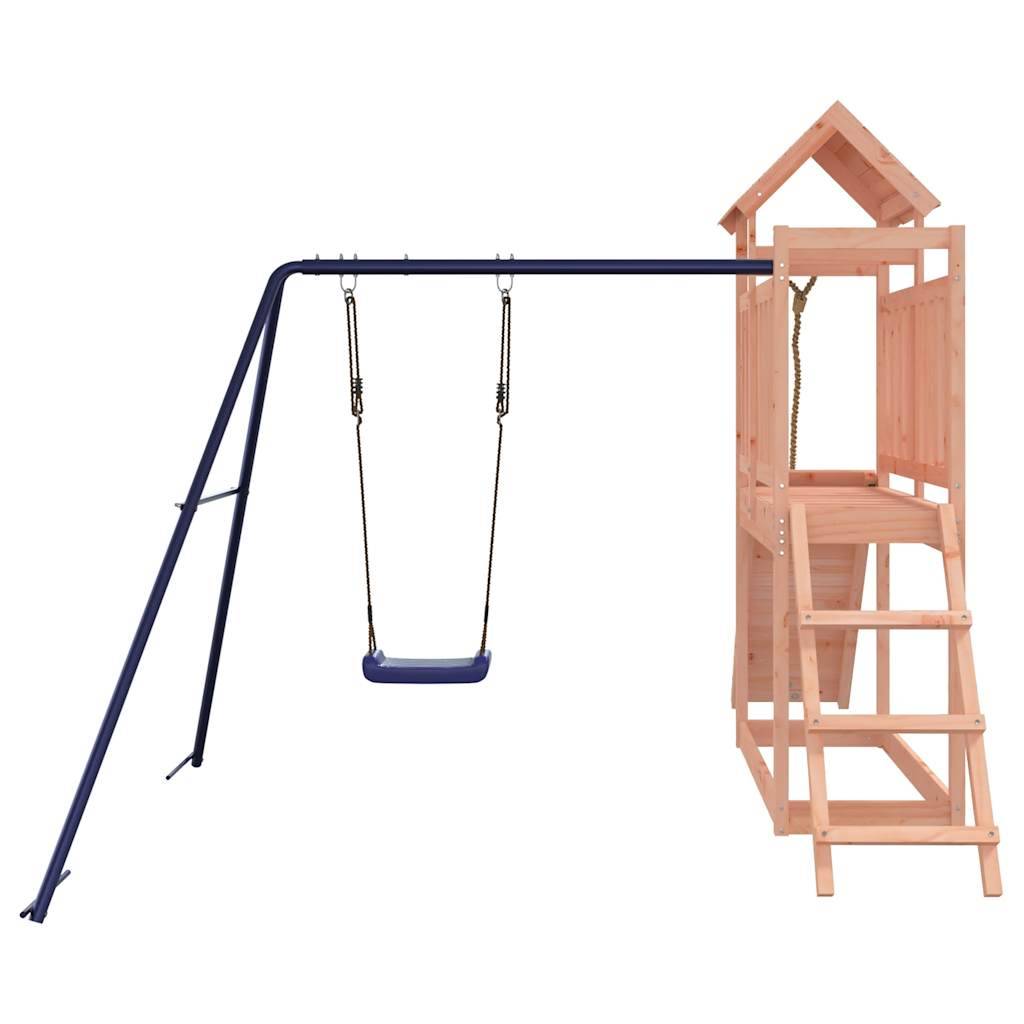 Aire de jeux d'extérieur - Jeu Plein air enfant bois massif de douglas-JU1604 - Image 7