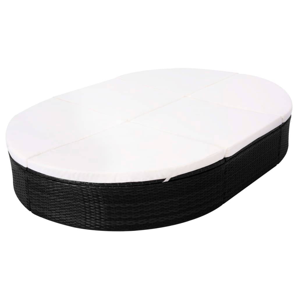 Prolenta Premium - Chaise longue pliante/transat Cecily Blanc 200 X 140 X 28 cm - P87209B - Image 5