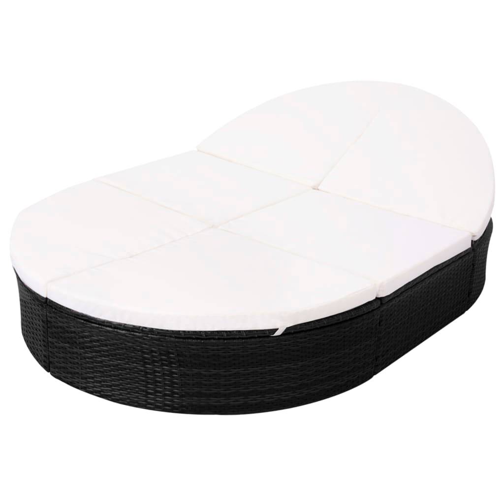 Prolenta Premium - Chaise longue pliante/transat  Cecily Blanc  200 X 140 X 28 cm  - P87209B - Image 3