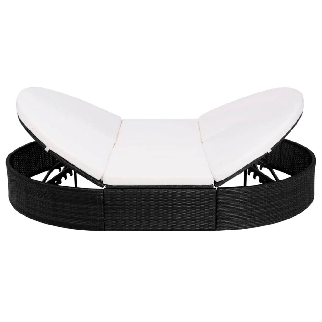 Prolenta Premium - Chaise longue pliante/transat  Cecily Blanc  200 X 140 X 28 cm  - P87209B - Image 2