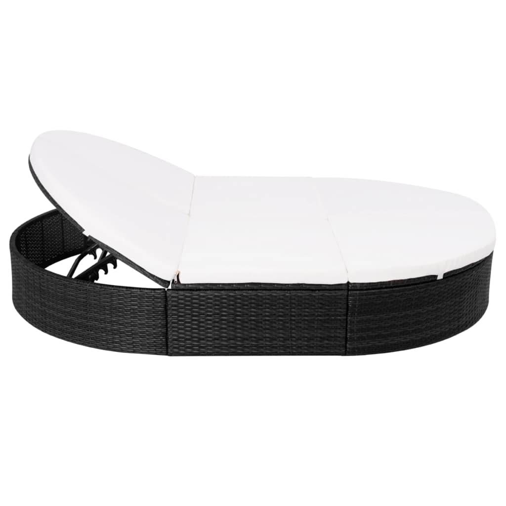 Prolenta Premium - Chaise longue pliante/transat Cecily Blanc 200 X 140 X 28 cm - P87209B - Image 4