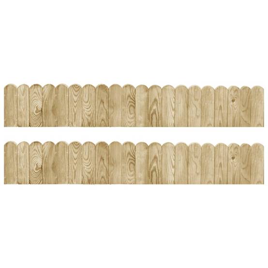 PANGIVO - Rouleaux de bordure bois de pin imprégné naturel 120 x 1.5 x 20 cm - PANGIVO - Image 1