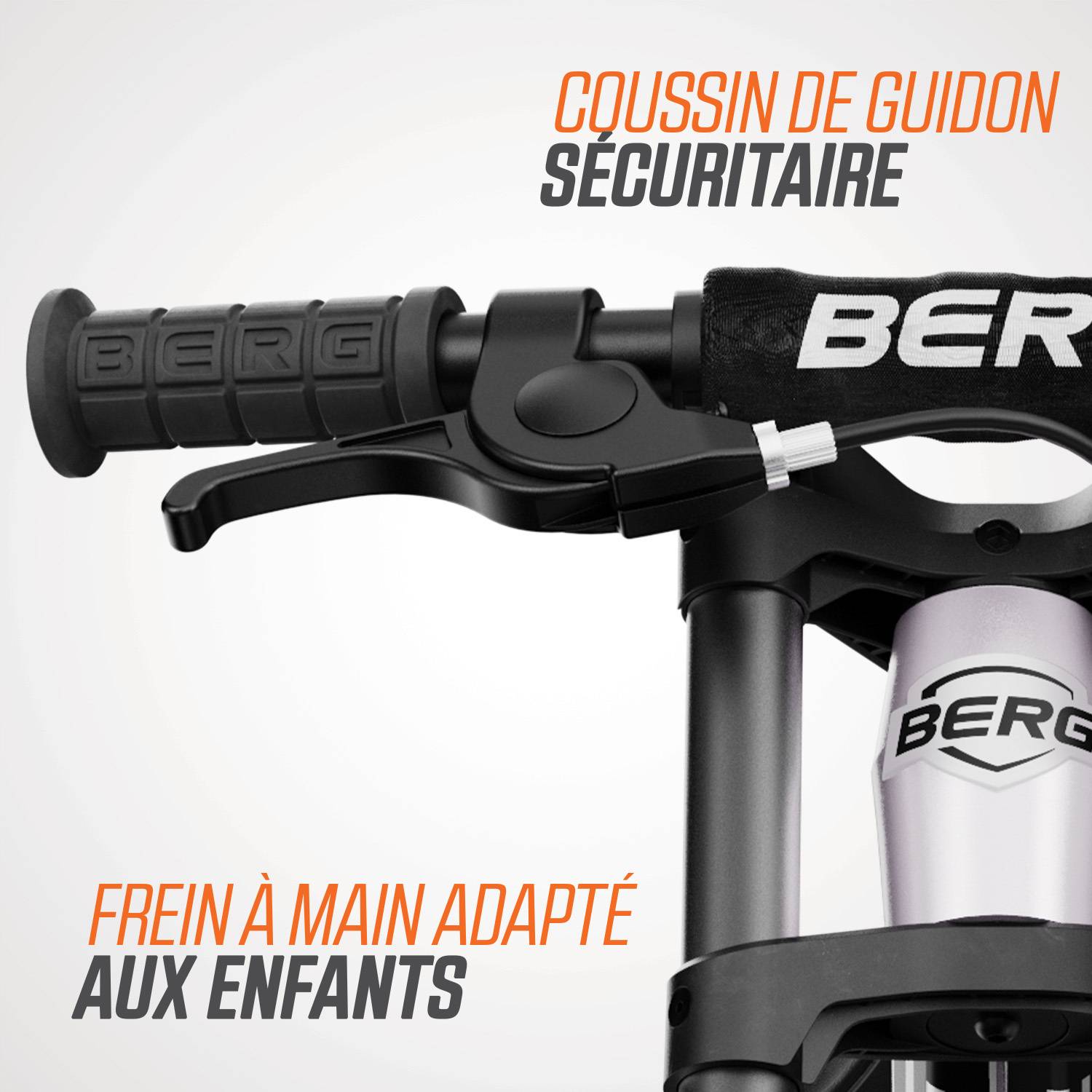 Berg - Vélo d'équilibre Biky Cross blanc avec frein à mains 2-5 ans, BERG - Image 7
