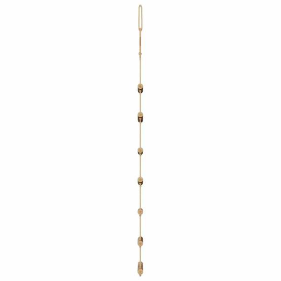 Lot de 2 Sapins de Noël Muraux Suspendus en Bois Naturel Décoration 90 cm – ComfortXL Outdoor Living - Image 5