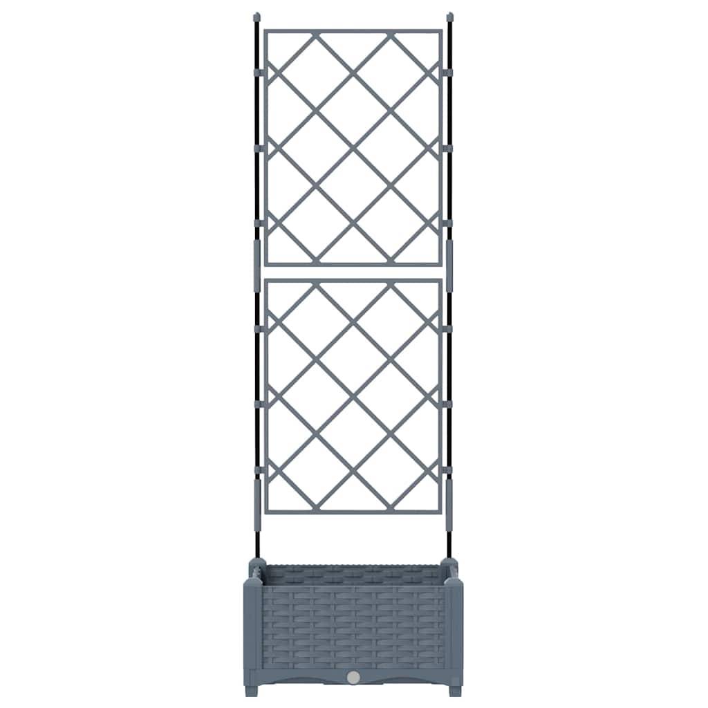Prolenta Premium - Jardinière polypropylène gris  40 x 40 x 125,5 cm  - Prolenta premium p335.2 - Image 5