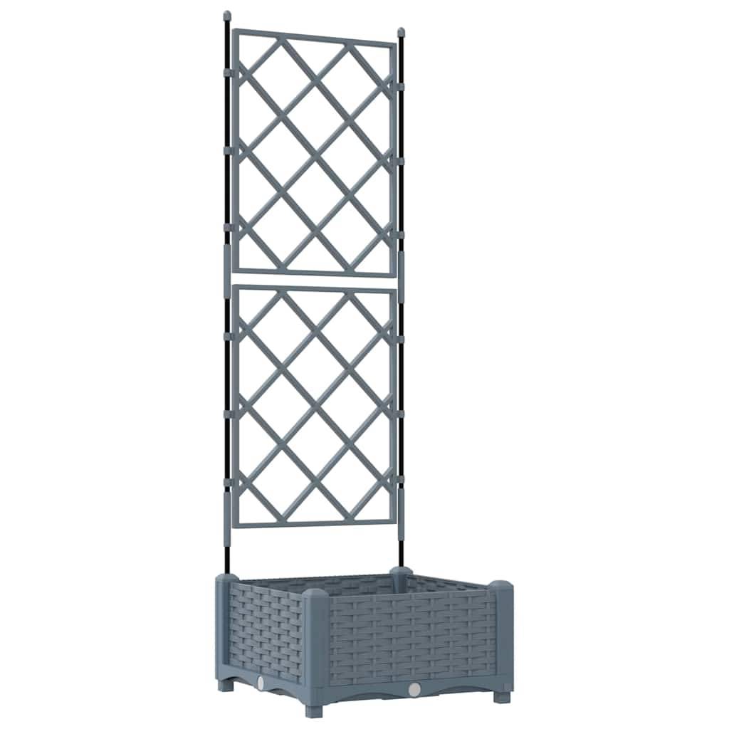 Prolenta Premium - Jardinière polypropylène gris 40 x 40 x 125,5 cm - Prolenta premium p335.2 - Image 1