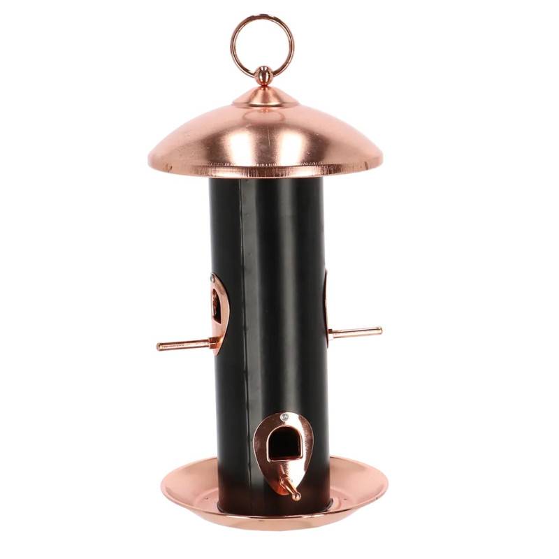 Esschert Design - Mangeoire à oiseaux Plaqué cuivre et noir - graines - Image 7