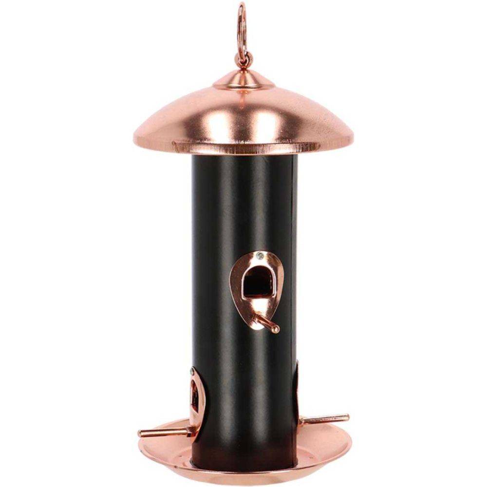 Esschert Design - Mangeoire à oiseaux Plaqué cuivre et noir - graines - Image 3