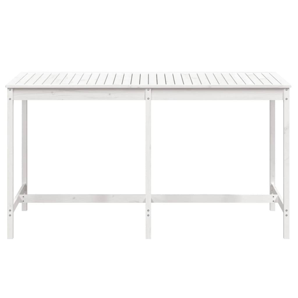 PANGIVO - Table de jardin bois massif pin blanc 203,5 x 90 x 110 cm - PANGIVO - Image 4