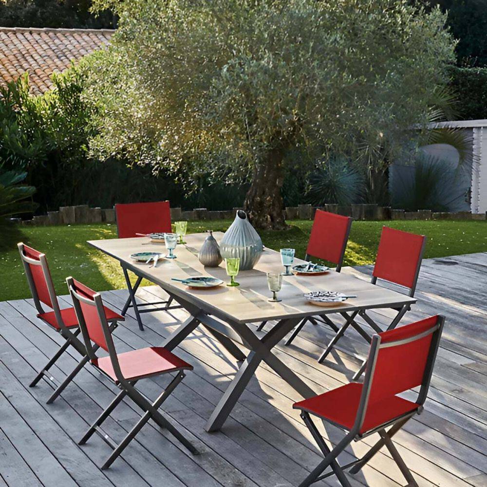 Alize - Chaise jardin pliante en aluminium Thema - Image 2