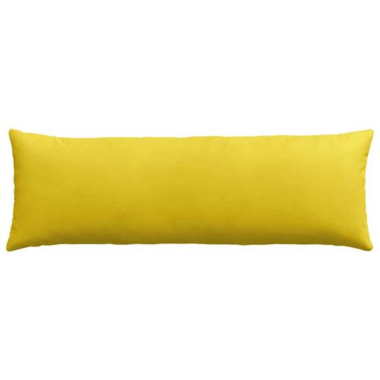 Coussins de Sol ou Canapé (x2) Velours Côtelé Housse Lavable Intérieur Jaune 120x40 cm – ComfortXL Outdoor Living - Image 6