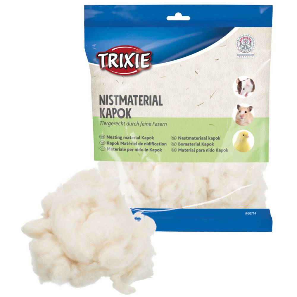 Trixie - Matériau de nidification kapok, poids 100g pour rongeur et oiseaux - Image 3
