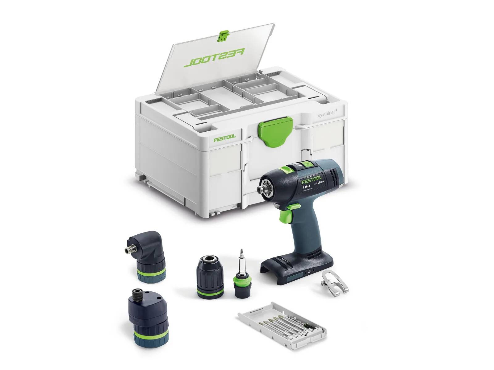 Festool - Perceuse-visseuse sans fil T18+3 BASIC-SET - FESTOOL - systainer - 578828 - Image 1