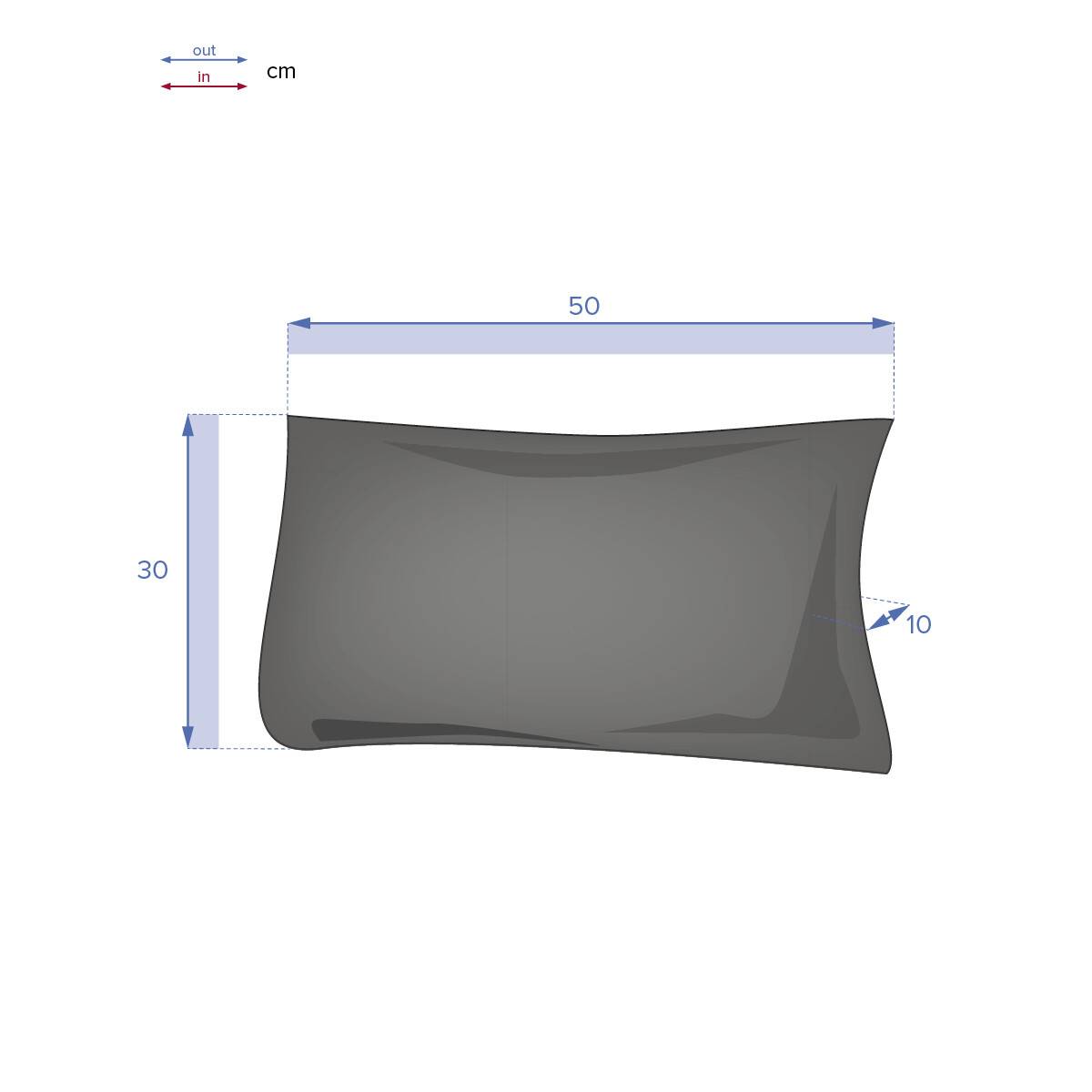 Hesperide - Coussin déco d extérieur "Korai" grenade 30x50cm en polyester Hespéride - Image 4