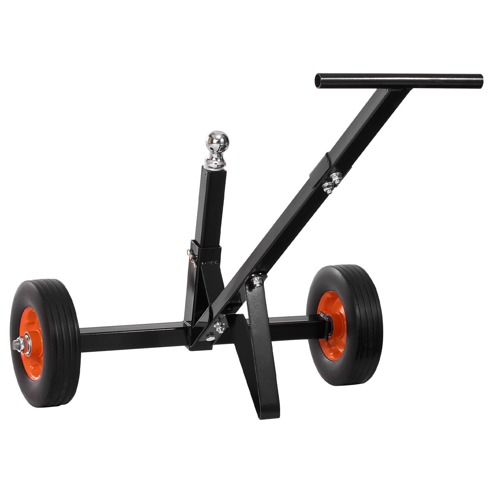 Vevor - VEVOR Chariot remorque, charge 272kg. Hauteur réglable, boule 47.3mm, pneus pleins. Pour camping-car, bateau. - Image 1