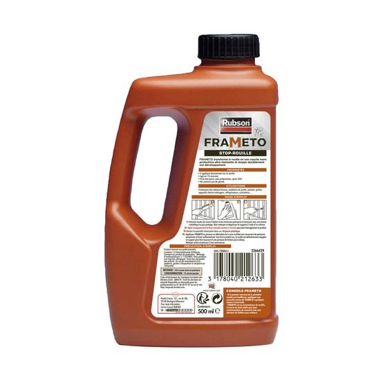 Rubson - Frameto Antirouille 500ml Convertisseur De Rouille Puissant - Rubson - Image 2