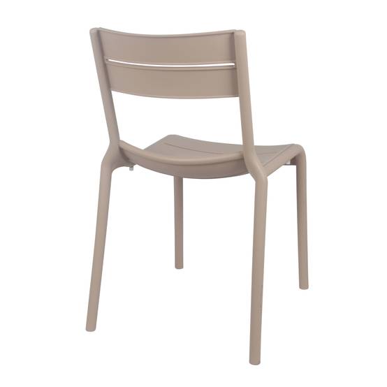 Oviala - Chaise beige de terrasse en plastique Paname - Oviala - Image 6