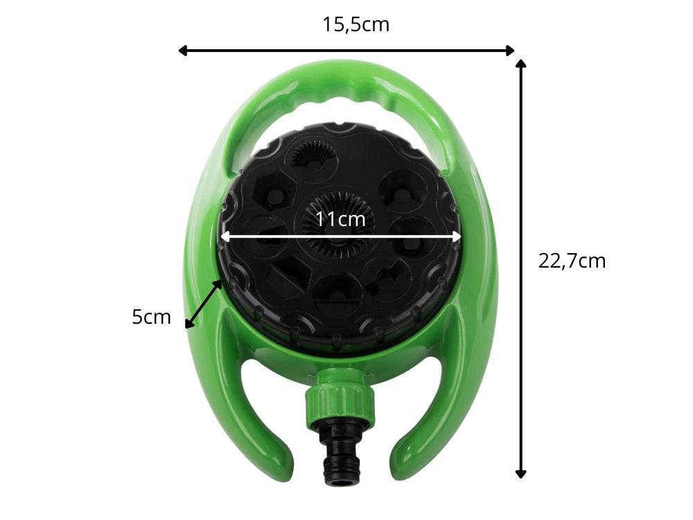 Arroseur de jardin à 9 fonctions, pivotant à 360°, pour l'arrosage du jardin, modèle DIVODV - Image 3
