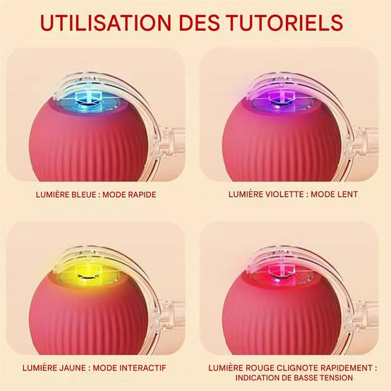 Balle roulante interactive pour chiens(Gris) DtopbuyAge - Image 4