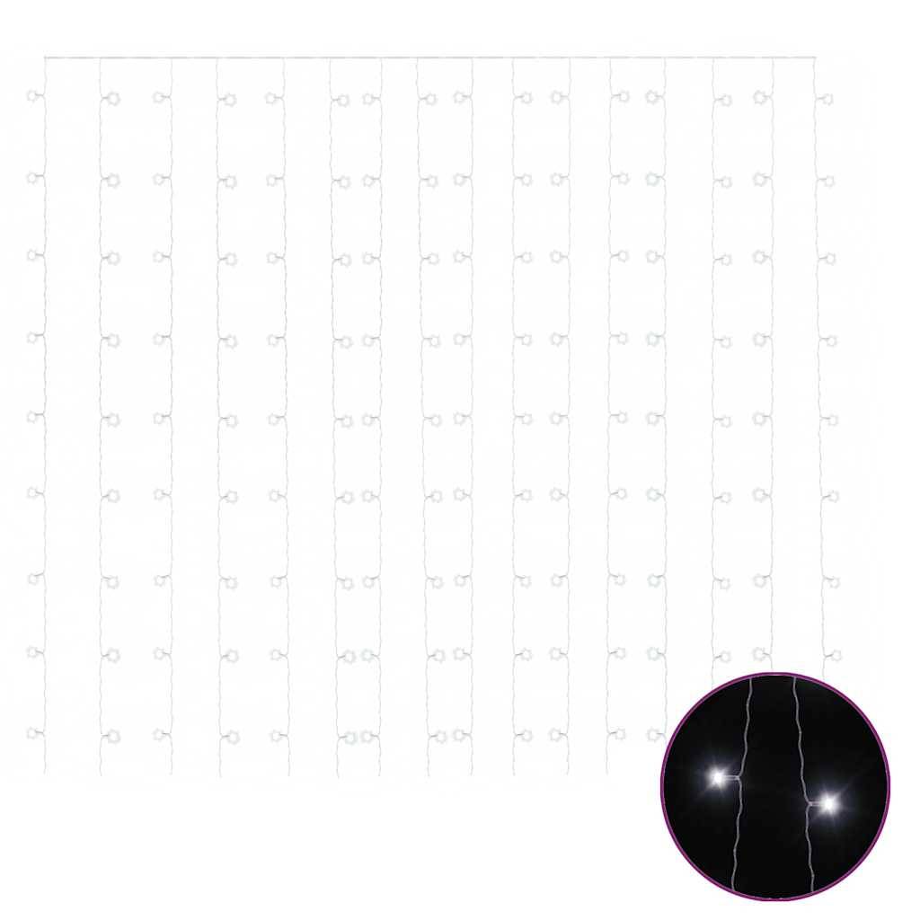 Rideau Lumineux LED 300 LED Décoration Murale 3x3m Blanc Froid – ComfortXL Outdoor Living - Image 2