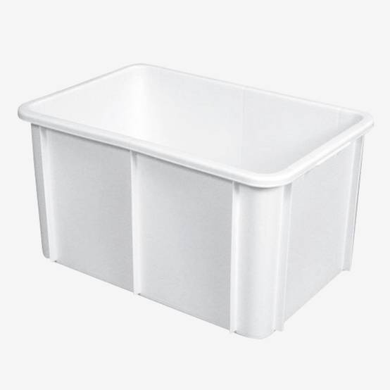 Bac rectangulaire 55 L - blanc - Gilac - Image 1