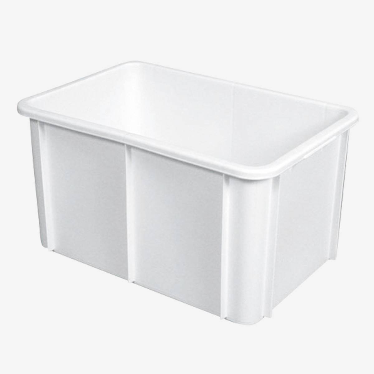 Bac rectangulaire 55 L - blanc - Gilac - Image 1