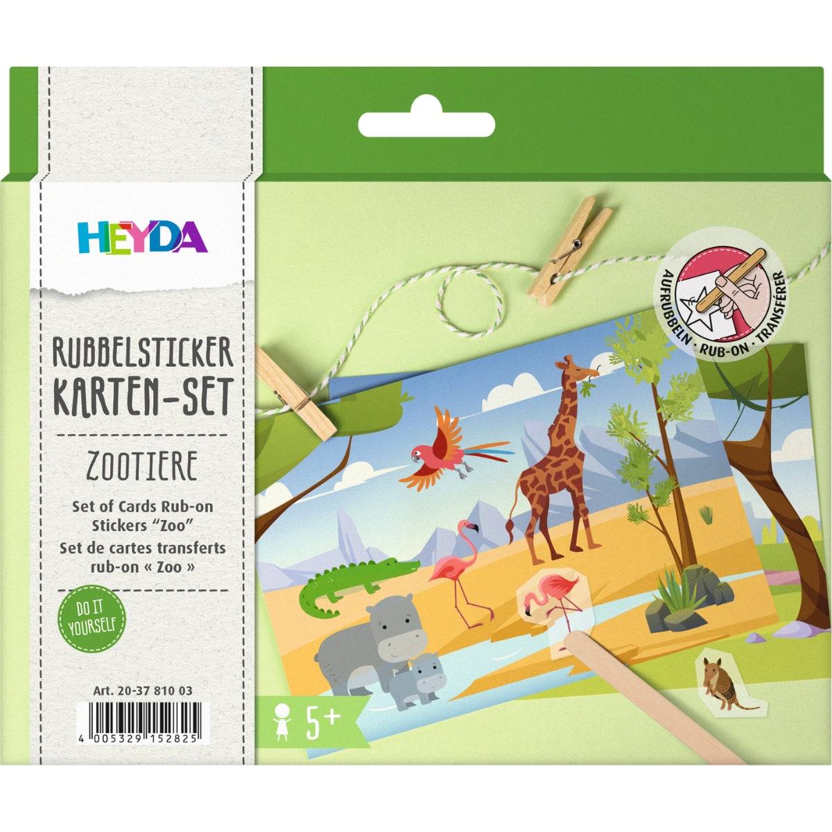 Autre - Kit de Cartes Transferts - Animaux du Zoo - Mes Courses En Vrac - Image 1