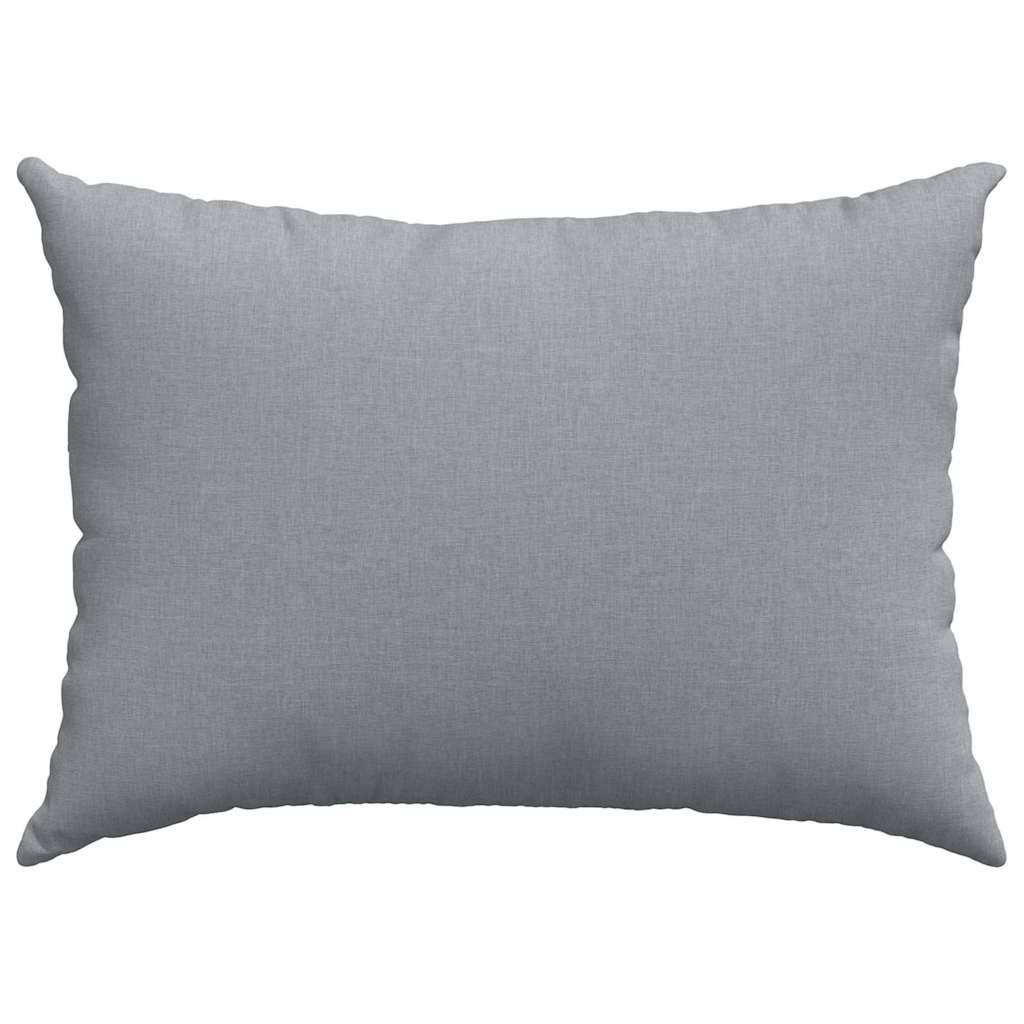 Coussins de Canapé en Tissu Lot de 2 Déhoussables pour Salon Intérieur Gris Clair 70x50 cm – ComfortXL Outdoor Living - Image 6