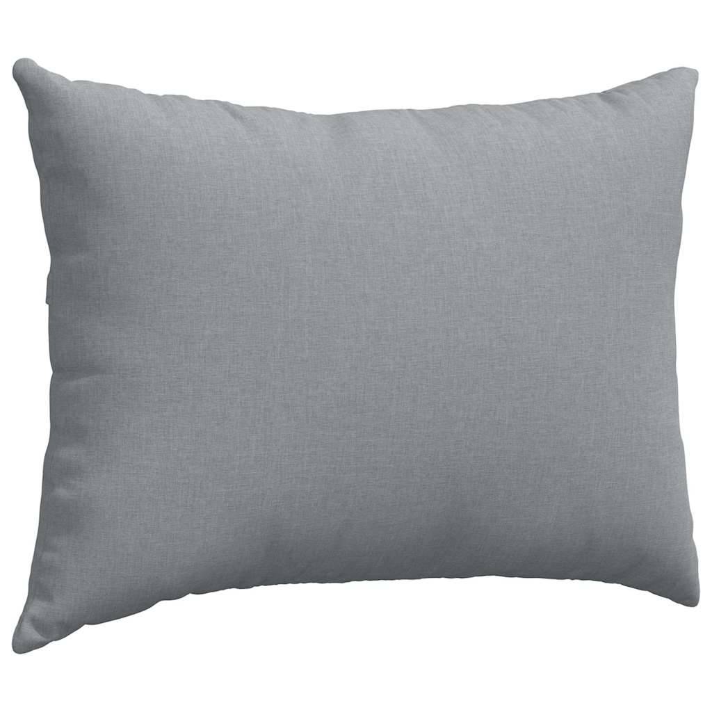 Coussins de Canapé en Tissu Lot de 2 Déhoussables pour Salon Intérieur Gris Clair 70x50 cm – ComfortXL Outdoor Living - Image 5