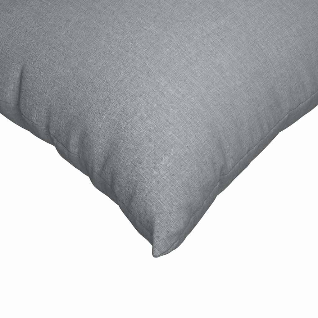 Coussins de Canapé en Tissu Lot de 2 Déhoussables pour Salon Intérieur Gris Clair 70x50 cm – ComfortXL Outdoor Living - Image 7